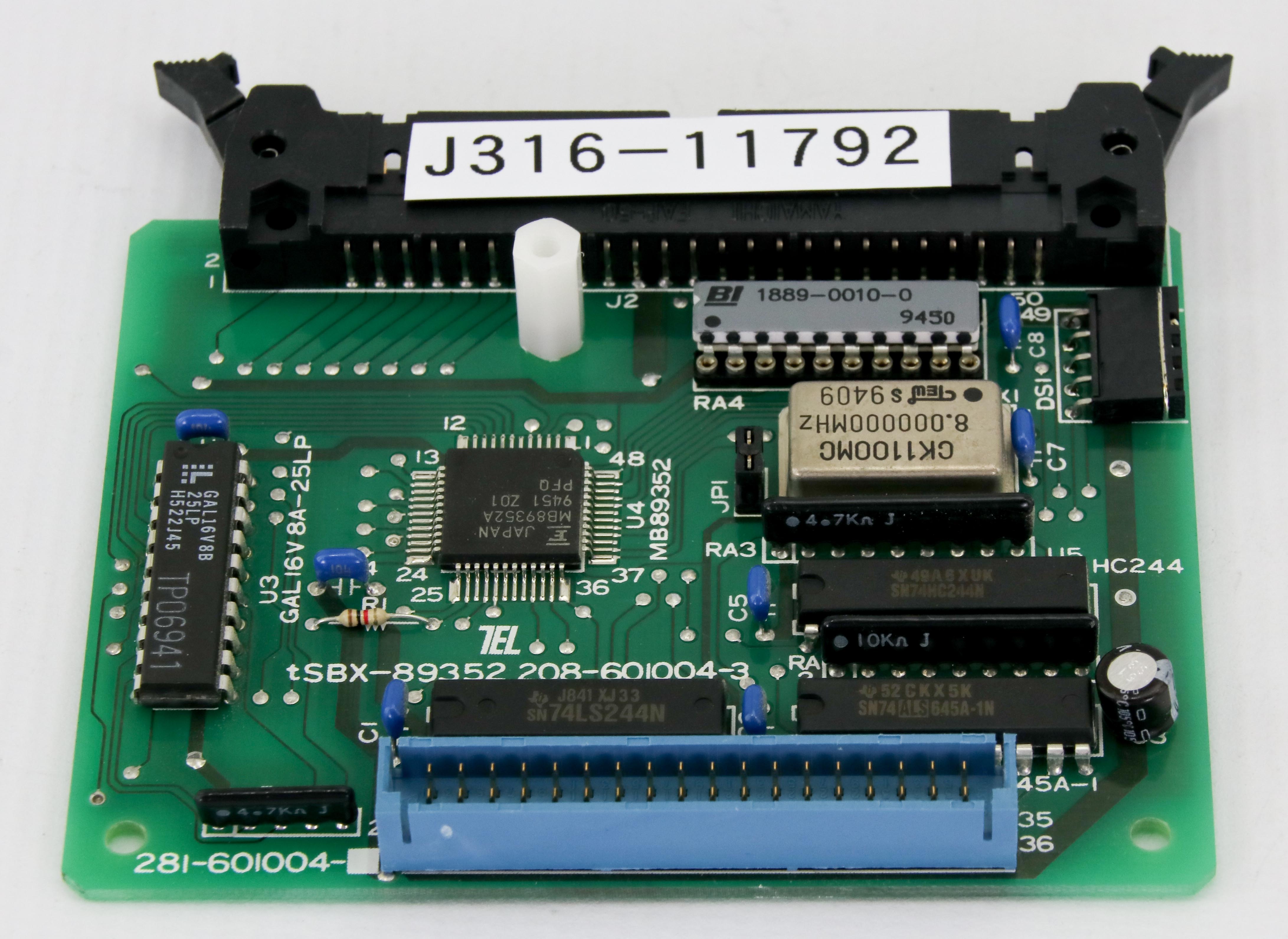 11792 TOKYO ELECTRON PCB, TSBX-89352, 208-601004-3 281-601004 | eBay